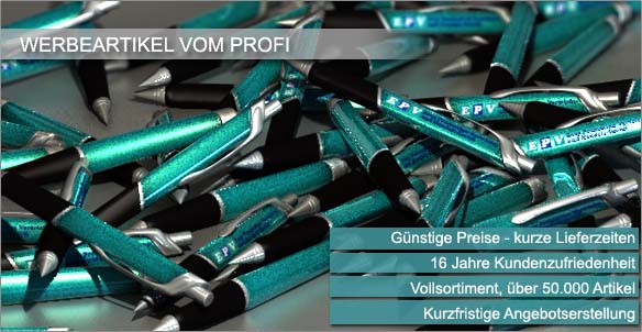 Werbeartikel vom Profi - günstige Preise - Vollsortiment - 50.000 Werbeartikel Werbeartikel vom Profi - günstige Preise - Vollsortiment - 50.000 Werbeartikel